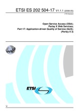 Ansicht ETSI ES 202504-17-V1.1.1 13.5.2008