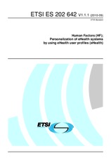 Die Norm ETSI ES 202642-V1.1.1 20.9.2010 Ansicht