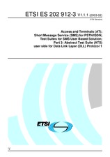 Die Norm ETSI ES 202912-3-V1.1.1 11.2.2003 Ansicht
