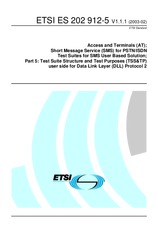 Die Norm ETSI ES 202912-5-V1.1.1 11.2.2003 Ansicht