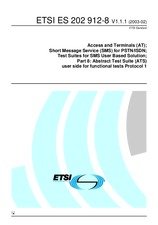 Ansicht ETSI ES 202912-8-V1.1.1 11.2.2003