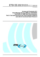 Die Norm ETSI ES 202912-9-V1.1.1 11.2.2003 Ansicht
