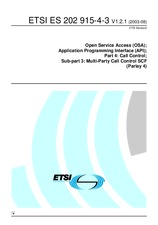 UNGÜLTIG ETSI ES 202915-4-3-V1.2.1 5.8.2003 Ansicht