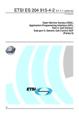 Die Norm ETSI ES 204915-4-2-V1.1.1 19.5.2008 Ansicht