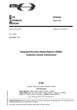 Die Norm ETSI ETR 001-ed.1 31.8.1990 Ansicht