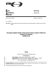 Die Norm ETSI ETR 104-ed.1 30.10.1993 Ansicht