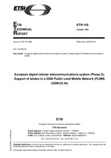 Die Norm ETSI ETR 105-ed.1 30.10.1993 Ansicht