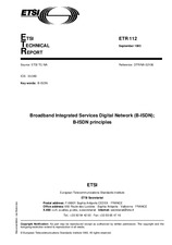 Die Norm ETSI ETR 112-ed.1 28.9.1993 Ansicht