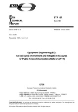 Die Norm ETSI ETR 127-ed.1 15.3.1994 Ansicht