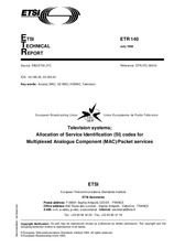 Die Norm ETSI ETR 140-ed.1 15.7.1994 Ansicht