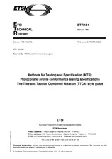 Die Norm ETSI ETR 141-ed.1 30.10.1994 Ansicht
