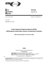 Die Norm ETSI ETR 205-ed.1 15.9.1995 Ansicht