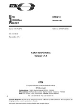 Die Norm ETSI ETR 210-ed.1 30.11.1995 Ansicht