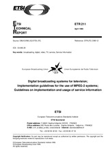Die Norm ETSI ETR 211-ed.1 30.4.1996 Ansicht