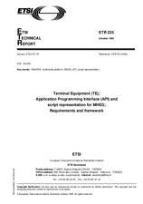 Die Norm ETSI ETR 225-ed.1 15.10.1995 Ansicht