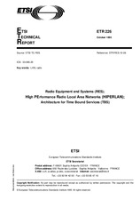 Die Norm ETSI ETR 226-ed.1 15.10.1995 Ansicht