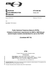 Die Norm ETSI ETS 300002-ed.1 28.2.1992 Ansicht