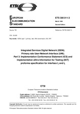 Die Norm ETSI ETS 300011-3-ed.2 31.3.1998 Ansicht