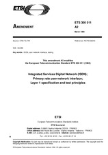 Die Norm ETSI ETS 3000112-ed.1/Amd.2 15.3.1996 Ansicht