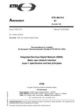 Die Norm ETSI ETS 300012-ed.1/Amd.1 16.12.1994 Ansicht