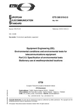 Die Norm ETSI ETS 300019-2-3-ed.1 15.5.1994 Ansicht