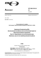 Die Norm ETSI ETS 300019-2-4-ed.1/Amd.1 20.6.1997 Ansicht