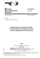 Die Norm ETSI ETS 300054-ed.1 18.10.1991 Ansicht