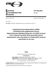 Die Norm ETSI ETS 300058-4-ed.1 30.5.1997 Ansicht