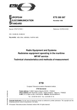 Die Norm ETSI ETS 300067-ed.1 30.11.1990 Ansicht