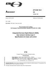 Die Norm ETSI ETS 300102-12-ed.1/Amd.2 18.10.1993 Ansicht
