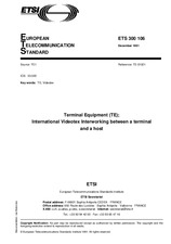 Die Norm ETSI ETS 300106-ed.1 31.12.1991 Ansicht