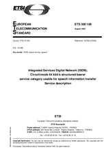 Die Norm ETSI ETS 300109-ed.1 27.8.1992 Ansicht