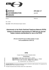 Die Norm ETSI ETS 300117-ed.1 30.6.1991 Ansicht