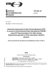 Die Norm ETSI ETS 300124-ed.1 30.4.1991 Ansicht