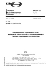 Die Norm ETSI ETS 300129-ed.1 19.5.1992 Ansicht