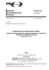 Ansicht ETSI ETS 300153-ed.1 30.9.1992