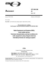 Die Norm ETSI ETS 300296-ed.1/Amd.1 15.3.1997 Ansicht