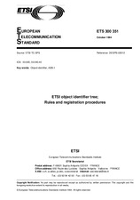 Ansicht ETSI ETS 300351-ed.1 30.10.1994
