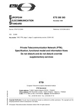 Die Norm ETSI ETS 300363-ed.1 15.11.1994 Ansicht