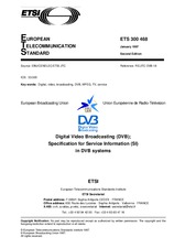 Die Norm ETSI ETS 300468-ed.2 15.1.1997 Ansicht