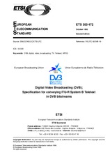 Die Norm ETSI ETS 300472-ed.2 31.10.1996 Ansicht