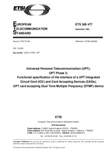 Die Norm ETSI ETS 300477-ed.1 30.9.1996 Ansicht