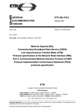 Die Norm ETSI ETS 300479-2-ed.1 28.2.1998 Ansicht