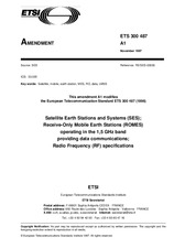 Die Norm ETSI ETS 300487-ed.1/Amd.1 30.11.1997 Ansicht