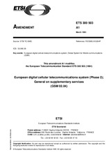 Die Norm ETSI ETS 300503-ed.1/Amd.1 6.4.1995 Ansicht
