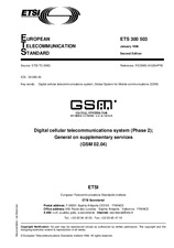 Die Norm ETSI ETS 300503-ed.2 15.1.1996 Ansicht