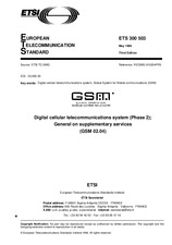 Die Norm ETSI ETS 300503-ed.3 30.5.1996 Ansicht