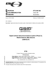 Die Norm ETSI ETS 300505-ed.2 15.1.1996 Ansicht