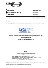 Die Norm ETSI ETS 300506-ed.3 29.8.2000 Ansicht