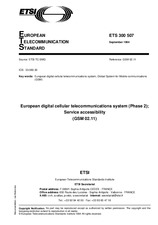 Die Norm ETSI ETS 300507-ed.1 12.9.1994 Ansicht